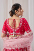 Regal Rani Pink Georgette Designer Lehenga Choli with Heavy Embroidery Work and Pink Dupatta