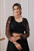 Glamorous Black Net Designer Lehenga Choli with Sequin Embroidery Work and Dupatta for Women