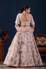 Stylish Blush Pink Georgette Designer Lehenga Choli with Heavy Embroidery Work and Dupatta