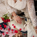 Elegant Ivory White Net Designer Lehenga Choli with Heavy Embroidery Work and Dupatta