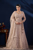 Luxurious Beige Net Designer Lehenga Choli with Heavy Embroidery Work and Dupatta for Women