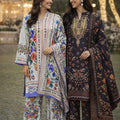 Stunning Black Floral Printed Premium Rayon Palazzo Suit with Dupatta for Wedding