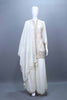 Off-White Embroidered Kurta Sharara Set with Dupatta