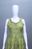 Olive Green Silk Kurta Sharara Set with Zari Matching Dupatta