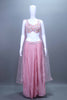  Pink Crop Top with Sharara and Net Dupatta Set  Party Indo-Western Outfit