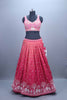 Designer Pink Silk Embroidered Lehenga Choli with Dupatta