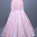 Soft Pink Mermaid Gown with Heavy Blouse Draped Dupatta