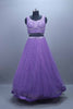 Purple Net Embellished Lehenga Choli Matching Dupatta