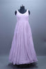 Lavender Heavy Embroidered Floral Anarkali Gown With Dupatta
