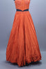 Rust Orange Heavy Embroidered Designer Lehenga Choli Party Wear