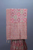 Pink Banarasi Silk Saree Rich Traditional Border Festive Wear