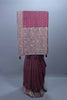 Wine Purple Banarasi Silk Saree with Zari Heavy Traditional Border Tassel Pallu