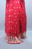 Red Georgette Saree with Heavy Zari Embroidered Border Designer Saree