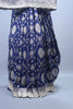 Blue Banarasi Style Silk Saree with Silver Motifs Rich Border