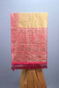 Yellow Traditional Silk Saree with Heavy Red Woven Border