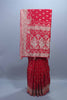 Traditional Red Banarasi Silk Saree with Rich Zari Border