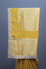 Mustard Yellow Silk Saree Embroidered Border Motifs Traditional Saree
