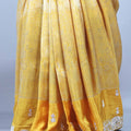 Mustard Yellow Silk Saree Embroidered Border Motifs Traditional Saree