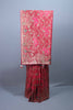 Pink Banarasi Silk Saree with Floral Zari Weaving Traditional Wear