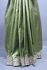 Pista Green Banarasi Silk Saree Heavy Zari Weaving Embroidered Border