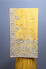 Mustard Yellow Banarasi Silk Saree Elephant Motif Zari Embroidered Border