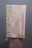 Blush Pink Organza Silk Saree Heavy Embroidered Scalloped Border