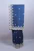 Navy Blue Silk Saree with Heavy Zari Embroidered Border Buti Work 