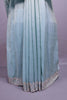 Sky Blue Georgette Saree with Sequins Buti Heavy Embroidered Border