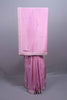 Pink Silk Saree with Floral Zari Embroidered Border Buti Work