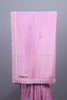 Pink Silk Saree with Floral Zari Embroidered Border Buti Work