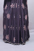 Navy Blue Printed Saree Traditional Ajrakh Style Motifs Designer Border