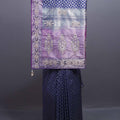 Royal Blue Kanjivaram Silk Saree Zari Weaving Traditional Banarasi Saree 
