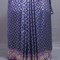 Royal Blue Kanjivaram Silk Saree Zari Weaving Traditional Banarasi Saree
