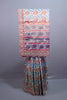 Multicolor Designer Silk Saree with Digital Print Embroidered Border 