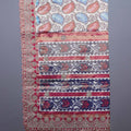 Multicolor Designer Silk Saree with Digital Print Embroidered Border