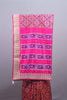 Rani Pink Purple Patola Silk Saree Ikat Weaving Heavy Zari Border