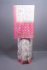 White Pink Designer Silk Saree with Heavy Embroidered Border 