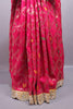 Rani Pink Banarasi Silk Saree Heavy Zari Border Meenakari Weaving Saree