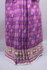 Purple Traditional Embroidered Saree Heavy Border Tassel Pallu