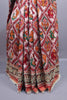 Pink Red Traditional Patola Saree Heavy Embroidered Border Tassel Pallu