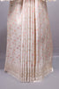 Off White Embroidered Silk Saree with Floral Pallu Tassel Border