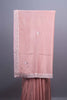 Dusty Rose Soft Georgette Saree Silver Embroidered Border
