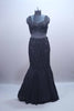 Black Georgette Sequins Embroidered Designer Lehenga Choli Cape Dupatta