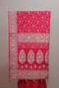 Rani Pink Banarasi Silk Saree Heavy Silver Zari Rich Traditional Border