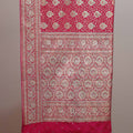 Rani Pink Banarasi Silk Saree with Heavy Gold Zari Jaal Work Rich Pallu