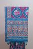 Traditional Blue Patola Print Saree with Elephant Design Decorative Tassels