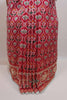 Red Patola Print Saree Elephant Peacock Motifs Traditional Saree