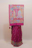 Magenta Printed Silk Saree with Traditional Paisley Design Rich Pallu
