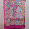 Magenta Printed Silk Saree with Traditional Paisley Design Rich Pallu