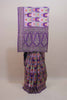 Purple Banarasi Style Silk Saree with Silver Zari Border